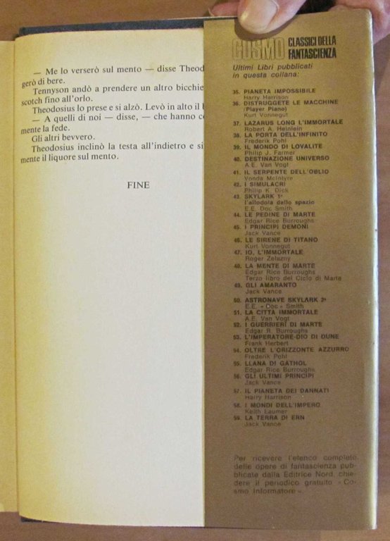 IL PAPA DEFINITIVO - Cosmo Oro, I ed. 1983