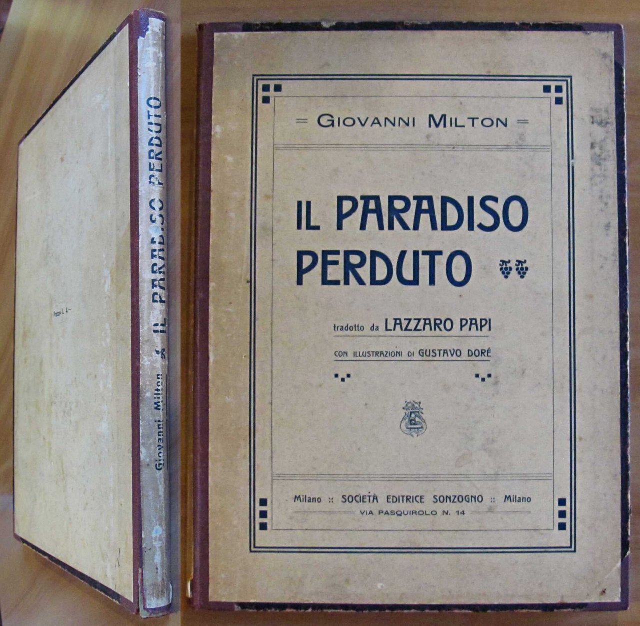 IL PARADISO PERDUTO, 1911 con 50 tavole di DORE' | Immagine principale
