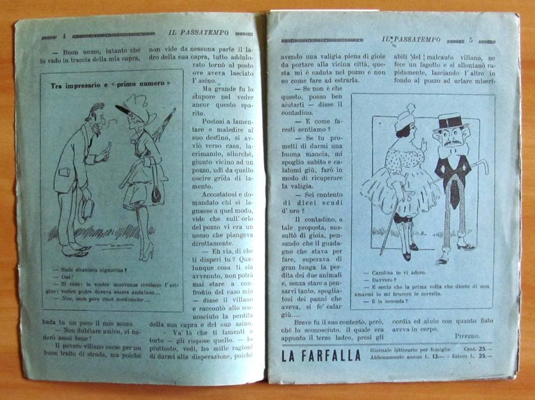 IL PASSATEMPO Giornale Umoristico - Nerbini 1926 - Anno I …