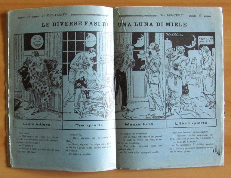 IL PASSATEMPO Giornale Umoristico - Nerbini 1926 - Anno I …