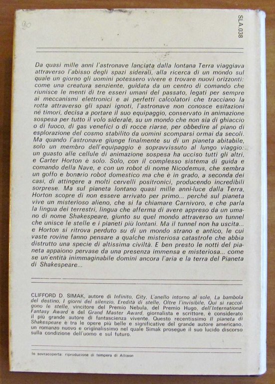 IL PIANETA DI SHAKESPEARE - Coll. SLAN N.38, I ed. … | Immagine Gallery 4