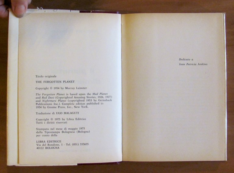 IL PIANETA DIMENTICATO - Classici della Fantascienza, I ed. 1975 | Immagine Gallery 3