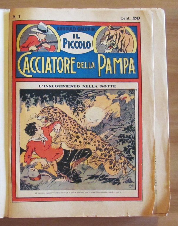 IL PICCOLO CACCIATORE DELLA PAMPA - Sonzogno, 1929