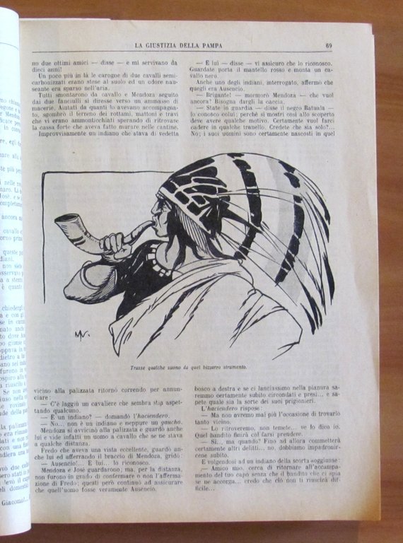 IL PICCOLO CACCIATORE DELLA PAMPA - Sonzogno, 1929