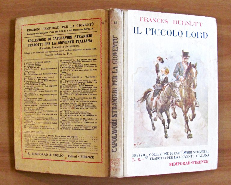 IL PICCOLO LORD - Collezioner di Capolavori Stranieri Tradotti per …