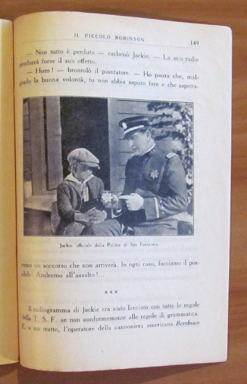 IL PICCOLO ROBINSON - Romanzo cinematografico interpretato da Jackie Coogan