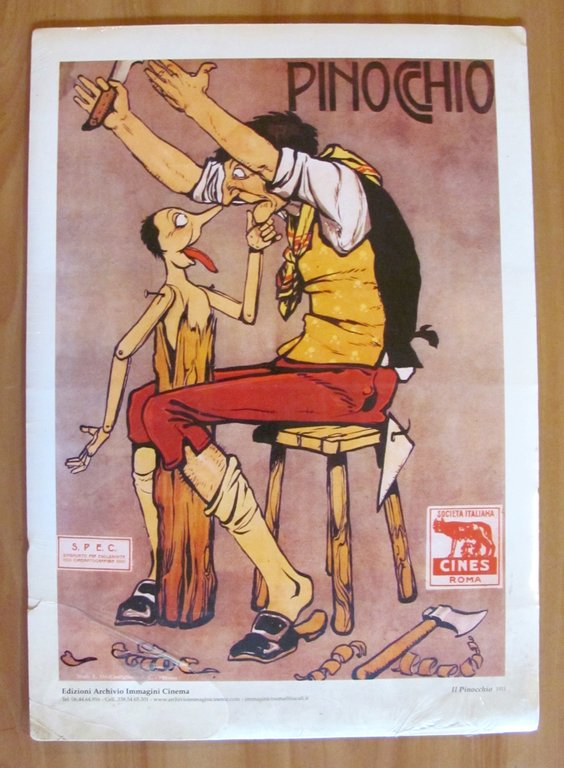 IL PINOCCHIO 1911 - Edizioni Archivio Immagini Cinema 35x50 Blisterato | Immagine Gallery 1