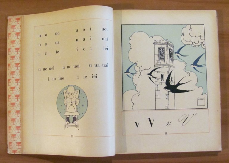 IL PRIMO LIBRO DEL BAMBINO ITALIANO, 1938 - ill. PINOCHI