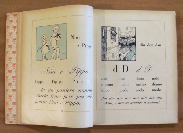 IL PRIMO LIBRO DEL BAMBINO ITALIANO, 1938 - ill. PINOCHI