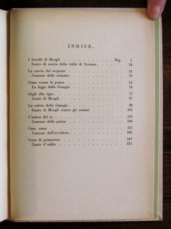 IL PRIMO LIBRO DELLA GIUNGLA, 1950 - ill. DETMOLD