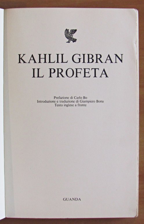 IL PROFETA, 1975 - Coll. La Fenice - ITA+ING
