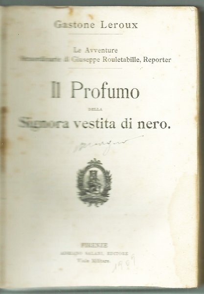 IL PROFUMO DELLA SIGNORA VESTITA DI NERO