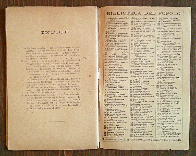 IL RADIO e la costituzione della Materia - Biblioteca del …