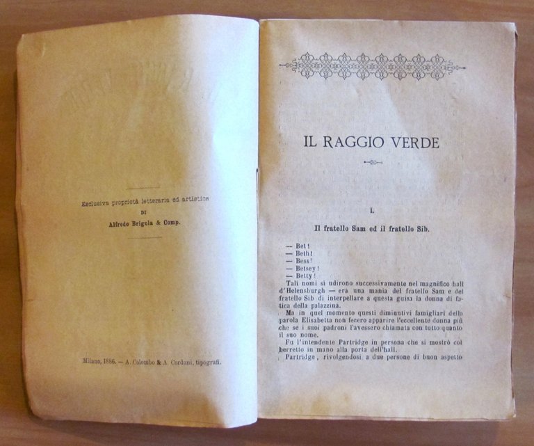 IL RAGGIO VERDE - Dieci ore di caccia - Brigola, …