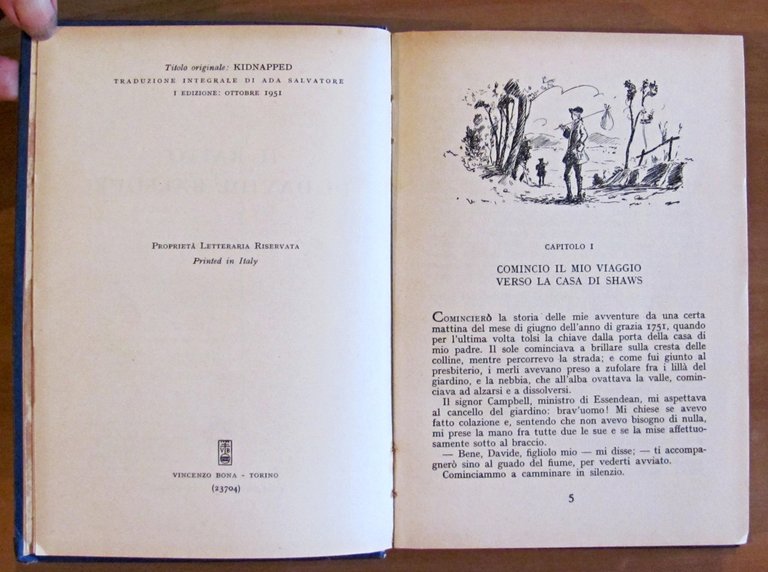 IL RATTO DI DAVIDE BALFOUR, I ed. 1951 - ill. …