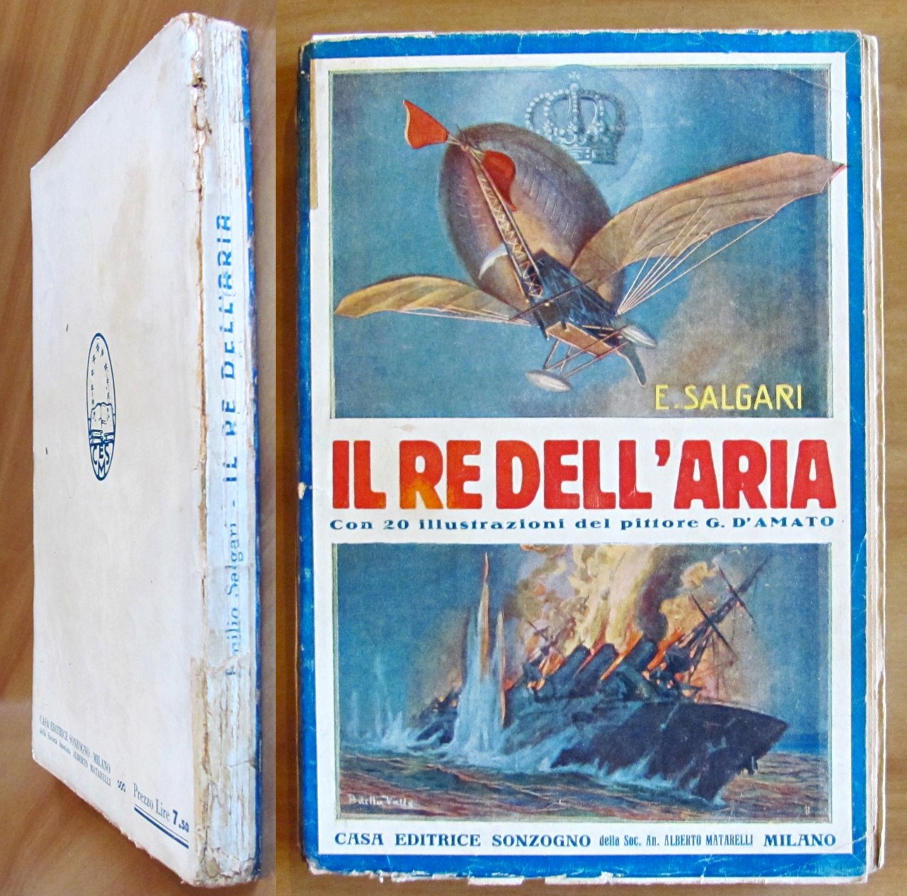 IL RE DELL'ARIA, 1930 - ill. D'AMATO