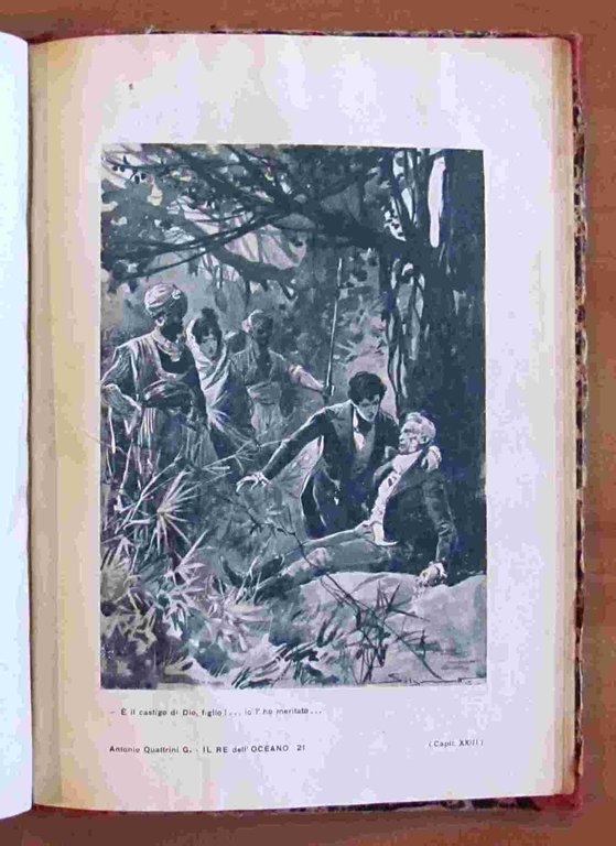 IL RE DELL'OCEANO - Avventure di Mare, 1904 ill. MINARDI