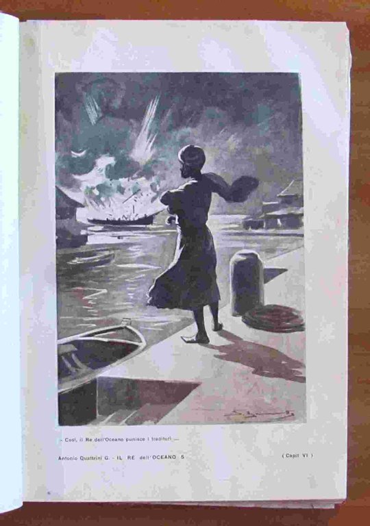 IL RE DELL'OCEANO - Avventure di Mare, 1904 ill. MINARDI