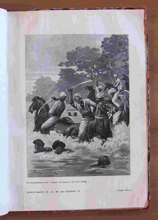 IL RE DELL'OCEANO - Avventure di Mare, 1904 ill. MINARDI