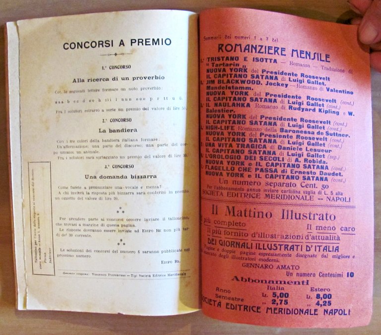 IL ROMANZIERE MENSILE N.9, 1904