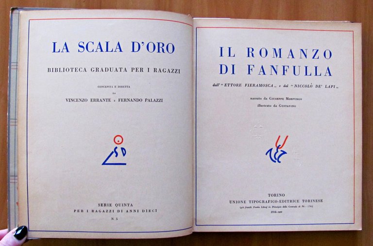 IL ROMANZO DI FANFULLA - Collana LA SCALA D'ORO N.5 …
