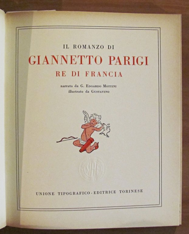 IL ROMANZO DI GIANNETTO PARIGI RE DI FRANCIA - Coll. …