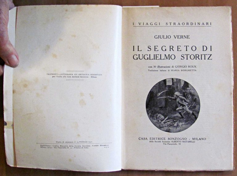 IL SEGRETO DI GUGLIEMO STORITZ, 1932 - ill. ROUX | Immagine Gallery 2