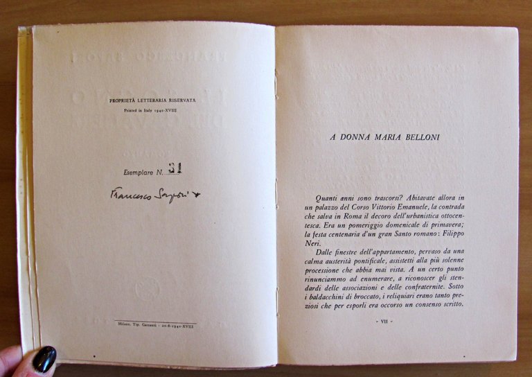 IL SOGNO DEL CAVALIERE