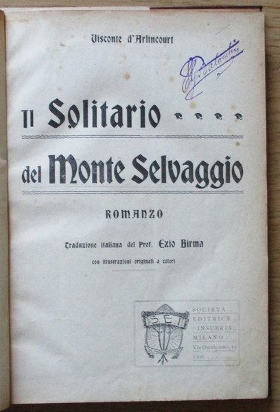 IL SOLITARIO DEL MONTE SELVAGGIO