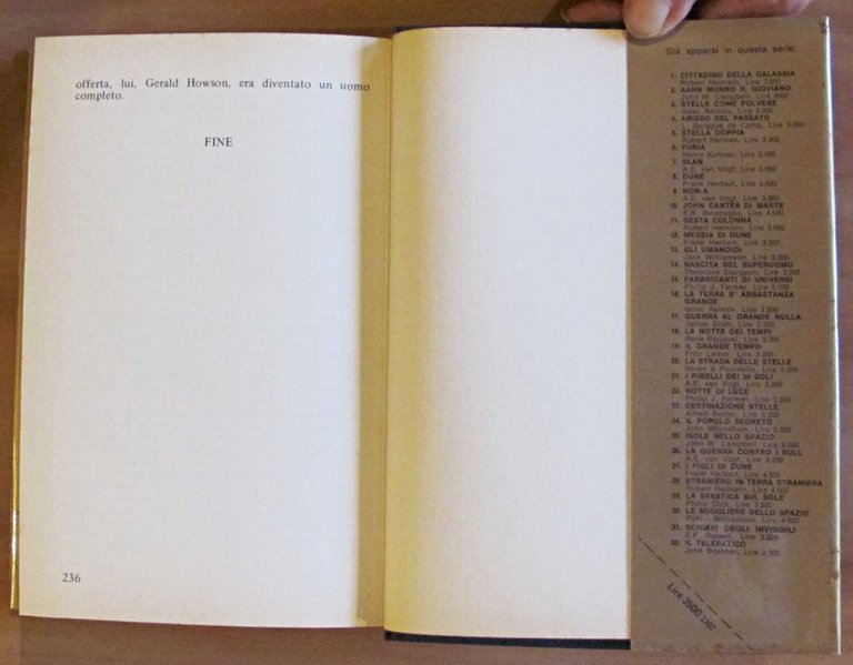 IL TELEPATICO - Cosmo Oro, I ed. 1978