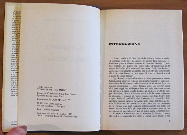 IL TEMPO DELL'ESILIO, I ed. 1973 - Collana Gli Slan