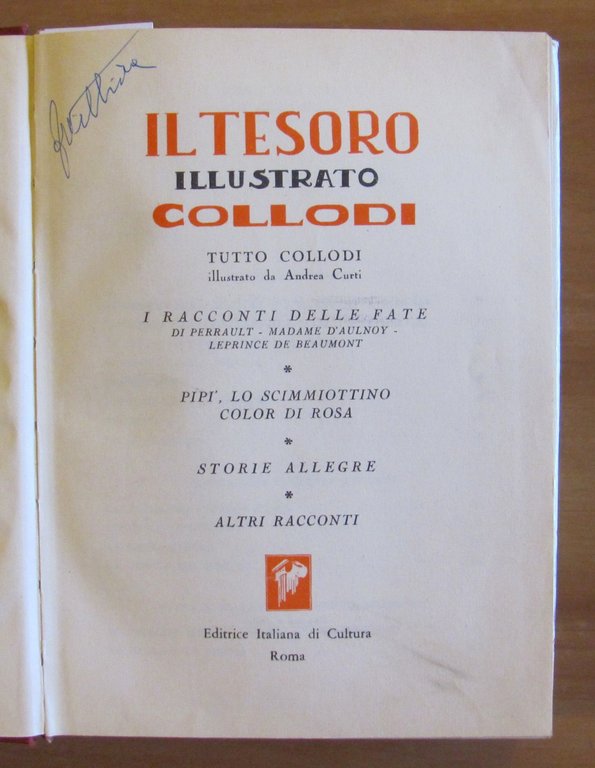 IL TESORO ILLUSTRATO COLLODI, 1959 - Racconti delle Fate, Pipì … | Immagine Gallery 2