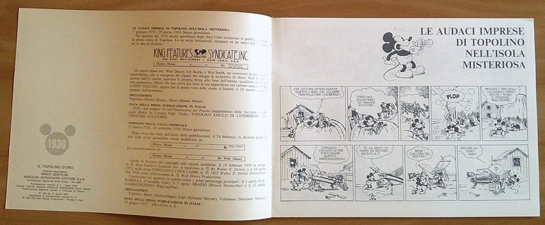 IL TOPOLINO D'ORO dal Vol. I al Vol. XV