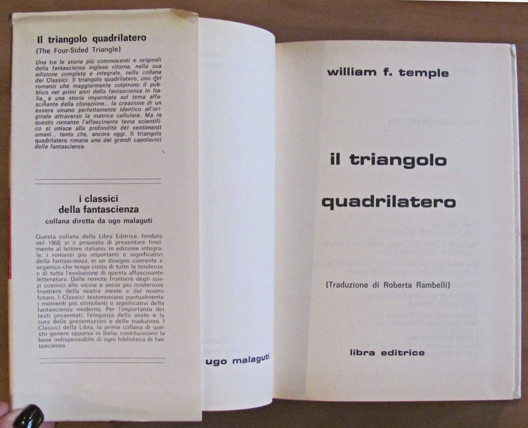 IL TRIANGOLO QUADRILATERO - Collana Libra N.56, I ed. 1981