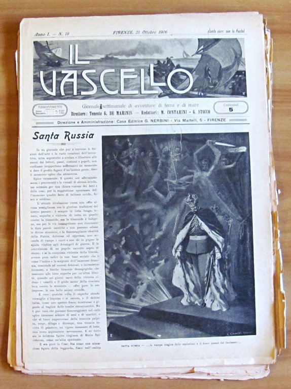 IL VASCELLO - Giornale di Avventure di Mare e di …