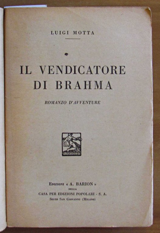IL VENDICATORE DI BRAHMA, 1933 Illustrato | Immagine Gallery 2