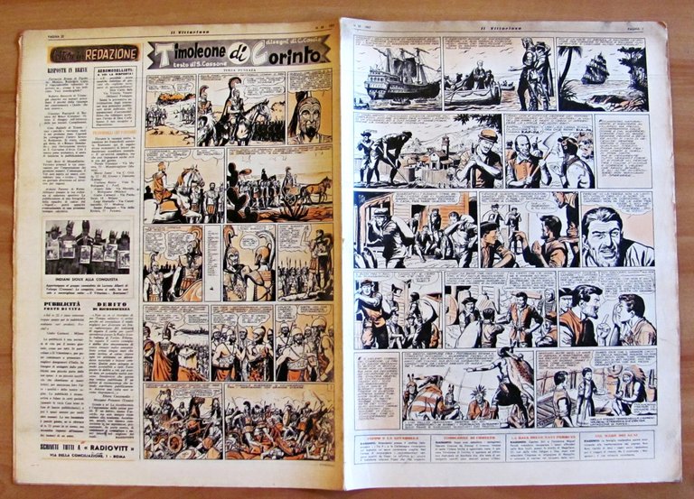 IL VITTORIOSO 1957 - Annata Completa in Fascicoli sciolti N.1/52 …