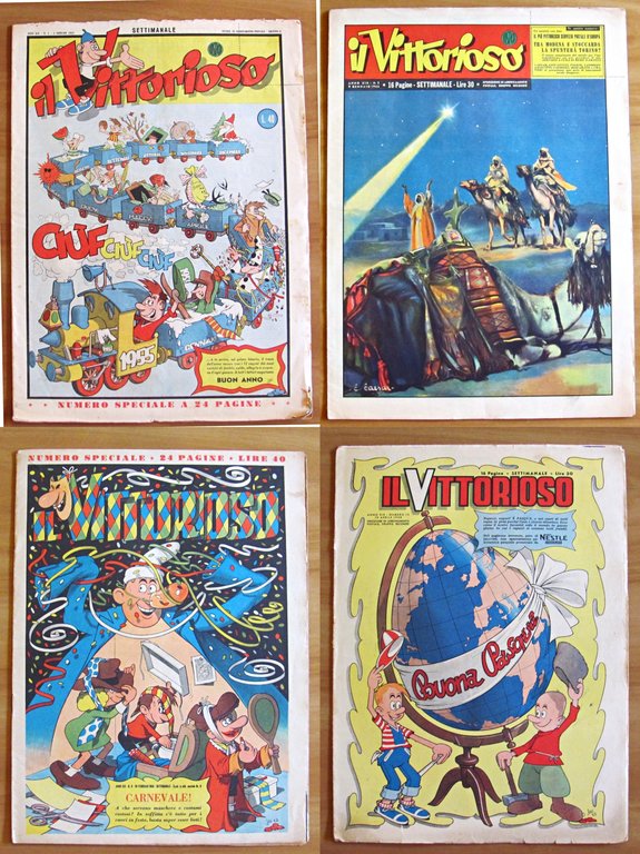 IL VITTORIOSO Anno XIX, 1955 - ANNATA COMPLETA 1/52 Non …