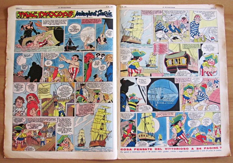 IL VITTORIOSO Anno XIX, 1955 - ANNATA COMPLETA 1/52 Non …