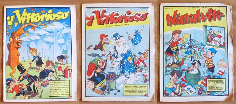 IL VITTORIOSO Fascicoli 1/52 del 1952 - Annata COMPLETA