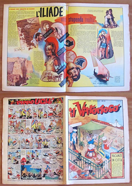 IL VITTORIOSO Fascicoli 1/52 del 1952 - Annata COMPLETA