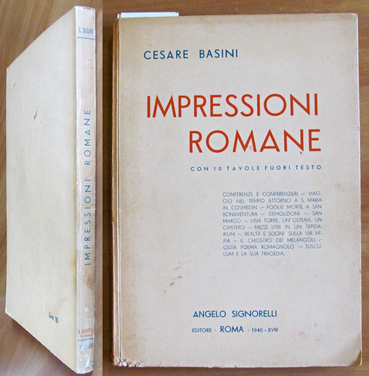 IMPRESSIONI ROMANE, 1940 con FOTO | Immagine principale