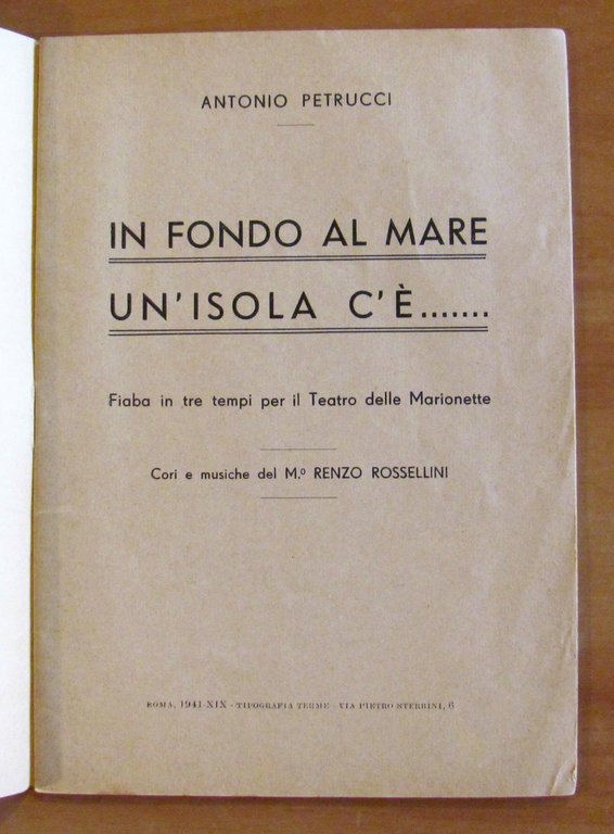 IN FONDO AL MARE UN'ISOLA C'E'... Teatro delle Marionette - … | Immagine Gallery 2