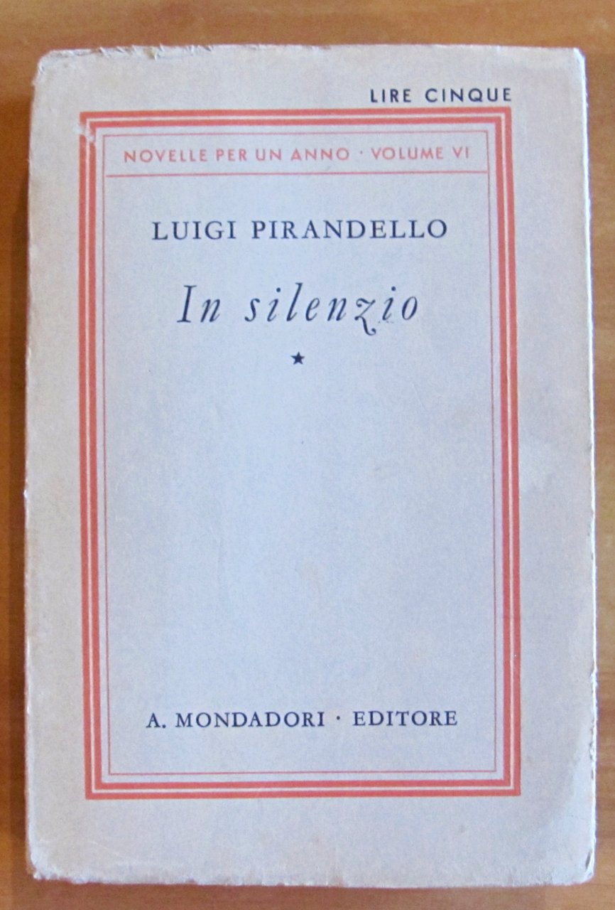 IN SILENZIO - Coll. Novelle per un anno
