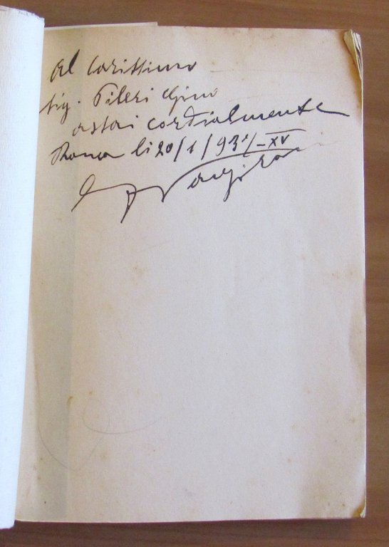 IN SOLITUDINE AMARISSIMA (Liriche), 1936 con Dedica Autografa
