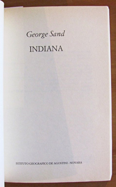 INDIANA - Coll. Capolavori della Narrativa, I ed. 1982