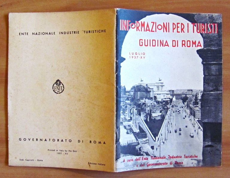 INFORMAZIONI PER I TURISTI - Guidina di Roma - Luglio …