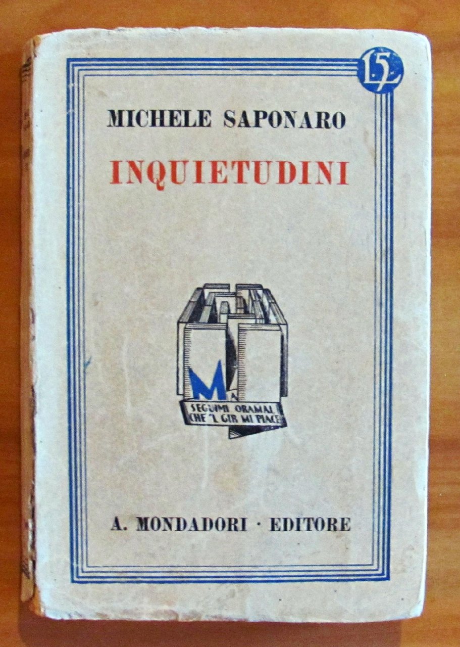 INQUIETUDINI. Collana I LIBRI AZZURRI