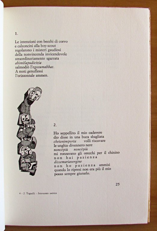 INTERVENTO ONIRICO - Con dedica autografa