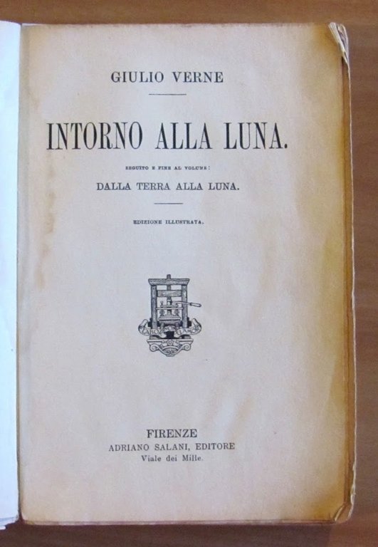 INTORNO ALLA LUNA - Collana Le Grandi Avventure N.85